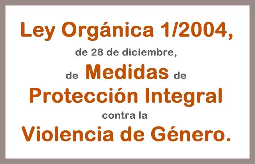 Ley Orgánica 1/2004